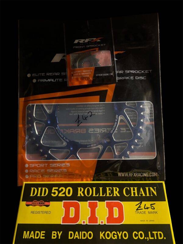 RACE FX CHAIN AND SPROCKET SET FOR THE BIKE OF YOUR CHOICE